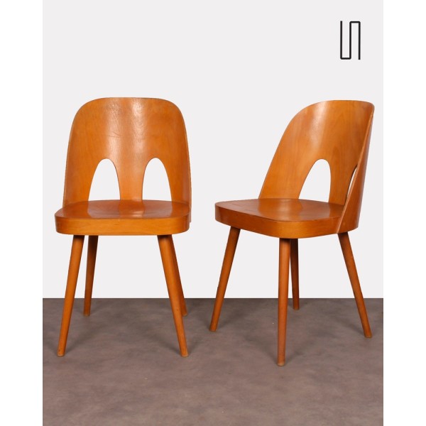 Pair of chairs by Oswald Haerdtl for Ton, 1960s - Eastern Europe design