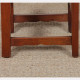 Set of 6 wooden wicker chairs, French craftsmanship, 1950 - 
