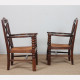 Pair of armchairs in the style of Charles Dudouyt, 1950 - 