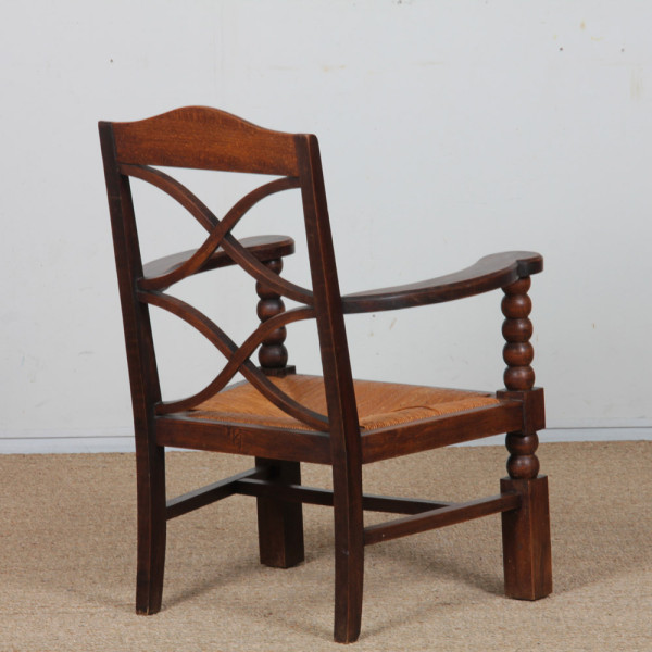 Pair of armchairs in the style of Charles Dudouyt, 1950 - 