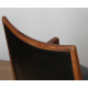 Paire de fauteuils vintage en bois et simili-cuir des années 1950 - 