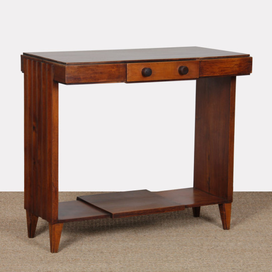 Console en bois, travail français des années 1940-1950 - 