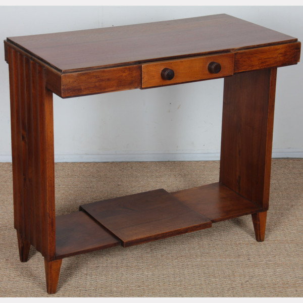 Wooden console table, French, 1940s–1950s - 