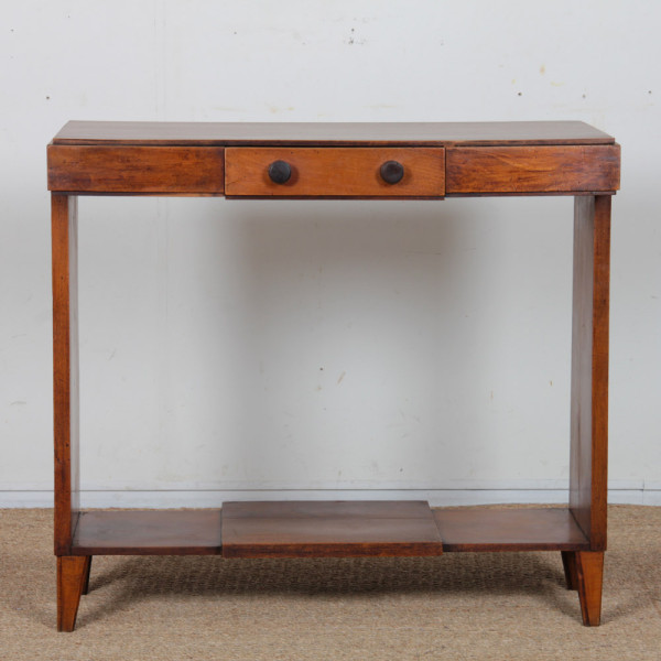 Console en bois, travail français des années 1940-1950 - 