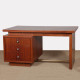 Bureau moderniste en bois, travail des années 1940 - 