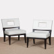 Paire de fauteuils par Christian Liaigre pour Holly Hunt, 1990 - 