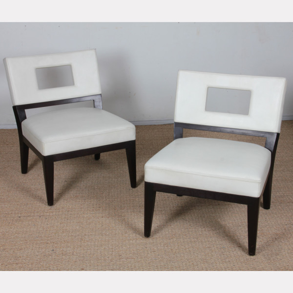 Paire de fauteuils par Christian Liaigre pour Holly Hunt, 1990 - 