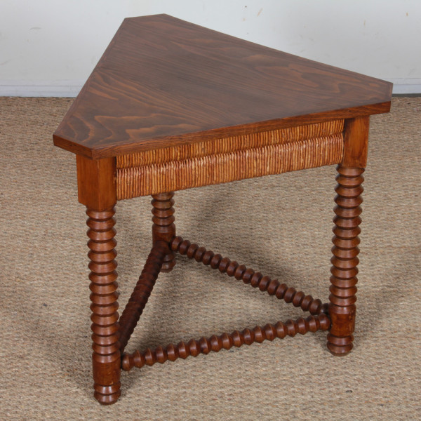 Side table/end table in the style of Charles Dudouyt, 1940 - 