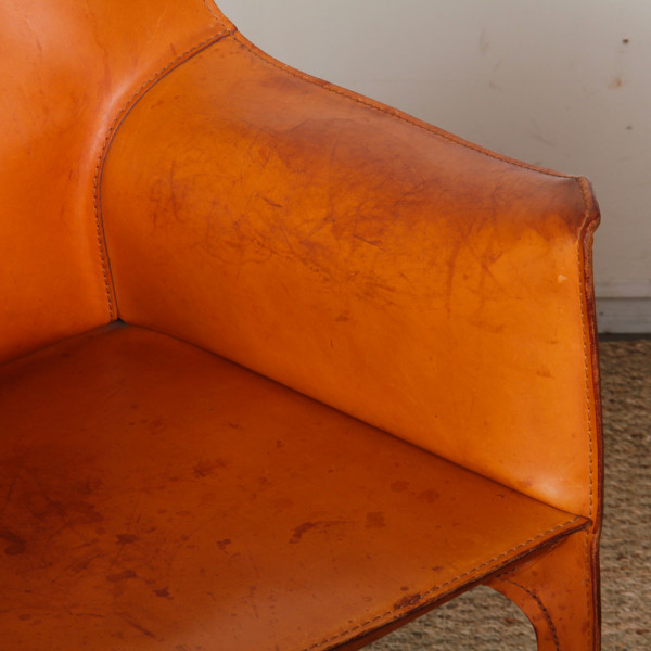 Pair of CAB 413 armchairs by Mario Bellini for Cassina, 1970s - 