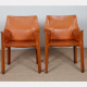 Pair of CAB 413 armchairs by Mario Bellini for Cassina, 1970s - 