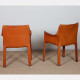 Paire de fauteuils CAB 413 par Mario Bellini pour Cassina, 1970 - 