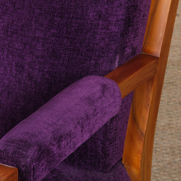 A pair of armchairs in the style of Jules Leleu, 1940 - 
