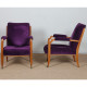 Paire de fauteuils dans le goût de Jules Leleu, 1940 - 