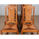 Set of 6 chairs in the style of Charles Dudouyt, 1950 - 