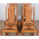 Set of 6 chairs in the style of Charles Dudouyt, 1950 - 