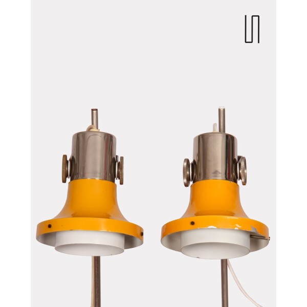 Paire de lampes tchèques par Pavel Grus pour Kamenický Šenov - Design d'Europe de l'Est