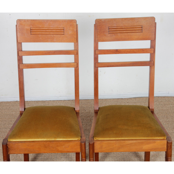 Set of 4 chairs, French craftsmanship from the 1950s - 