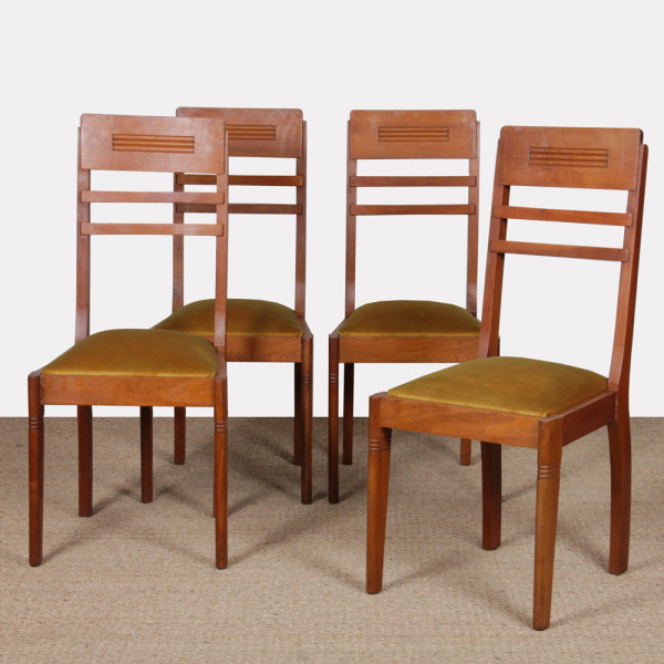 Set of 4 chairs, French craftsmanship from the 1950s - 