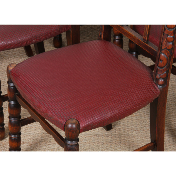 A set of six Art Deco chairs, French-made in the 1930s - 