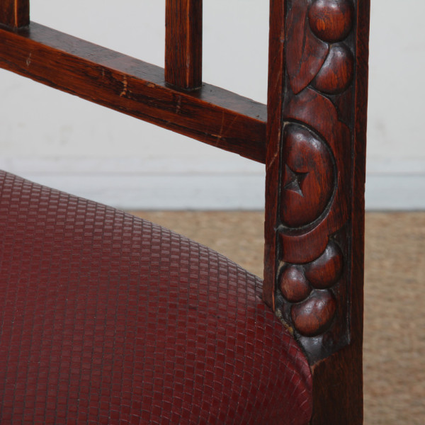 A set of six Art Deco chairs, French-made in the 1930s - 