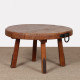 Oak coffee table in the style of Jean Touret, 1950 - 