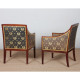 Paire de fauteuils dans le goût de Jean-Michel Frank des années 1930-1940 - 