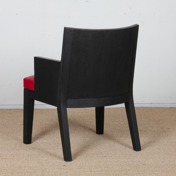 ‘Stall’ leather armchair by Christian Liaigre, 1990 - 