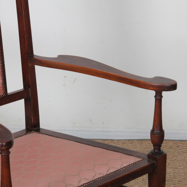 Fauteuil anglais attribué à J.S. Henry, fin du XIXe siècle - 