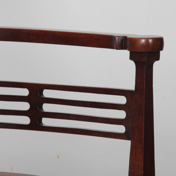 Fauteuil anglais par J.S. Henry, Arts and Craft, fin du XIXe siècle - 