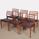 Suite de 6 chaises par Niels Otto Moller en teck modèle 78, 1960 - Design Scandinave
