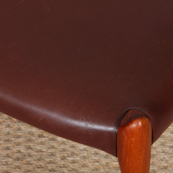 Set of 6 teak chairs by Niels Otto Moller, model 78, 1960 - Scandinavian design