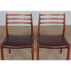 Suite de 6 chaises par Niels Otto Moller en teck modèle 78, 1960 - Design Scandinave