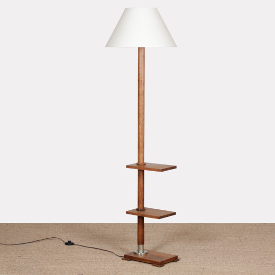 Lampadaire en chêne datant des années 1950 - 