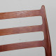 Suite de 6 chaises par Niels Otto Moller en teck modèle 78, 1960 - Design Scandinave