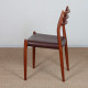 Suite de 6 chaises par Niels Otto Moller en teck modèle 78, 1960 - Design Scandinave