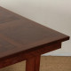 Wood and brass dining table, made in France, 1940 - 