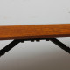 Table de repas en chêne massif, travail français, 1960 - 