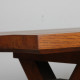 Solid oak dining table, made in France, 1960 - 