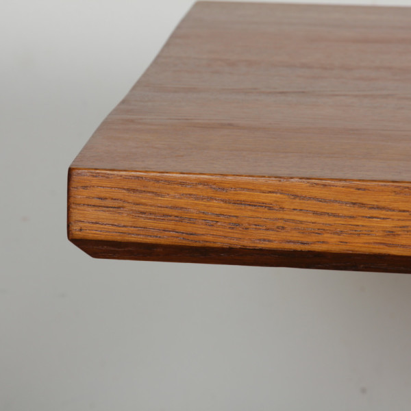 Solid oak dining table, made in France, 1960 - 