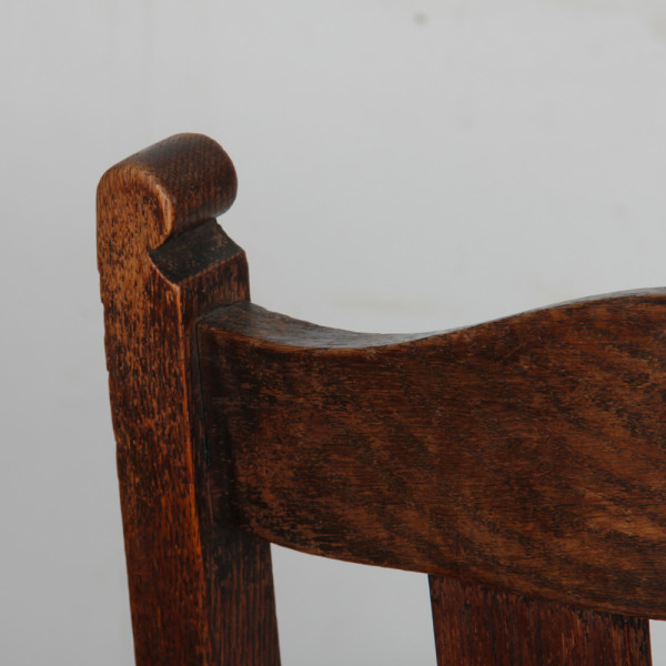 Fauteuil Arts & Crafts, travail anglais début du XXe siècle - 