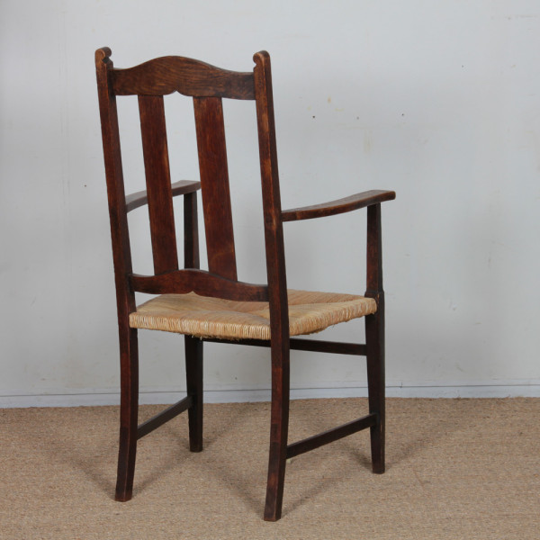 Fauteuil Arts & Crafts, travail anglais début du XXe siècle - 