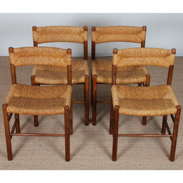 Set of 4 Dordogne chairs, Sentou edition, 1950 - 