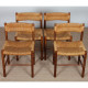 Suite de 4 chaises modèle Dordogne, édition Sentou, 1950 - 