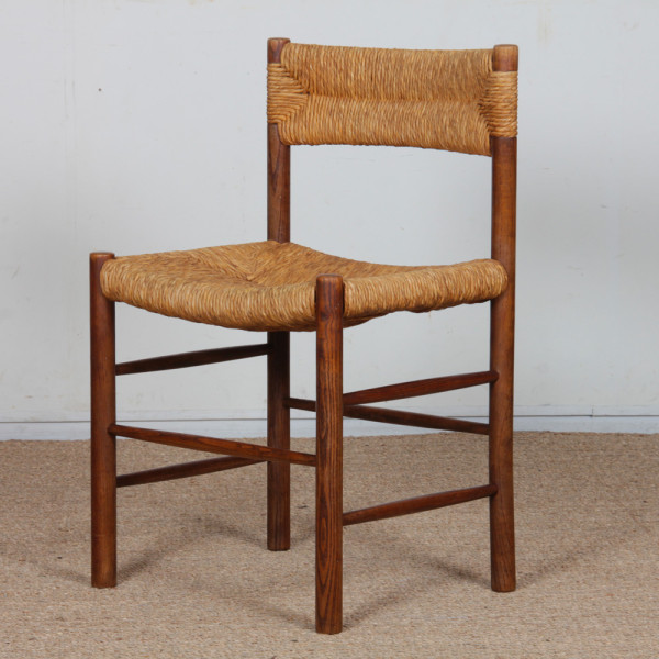 Suite de 4 chaises modèle Dordogne, édition Sentou, 1950 - 