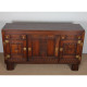 Oak and brass sideboard in the style of Charles Dudouyt, 1940 - 