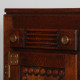 Oak and brass sideboard in the style of Charles Dudouyt, 1940 - 