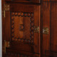 Oak and brass sideboard in the style of Charles Dudouyt, 1940 - 
