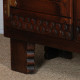 Oak and brass sideboard in the style of Charles Dudouyt, 1940 - 