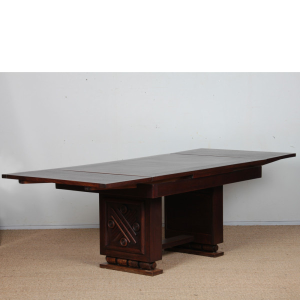 Dining table in the style of Charles Dudouyt, 1940 - 