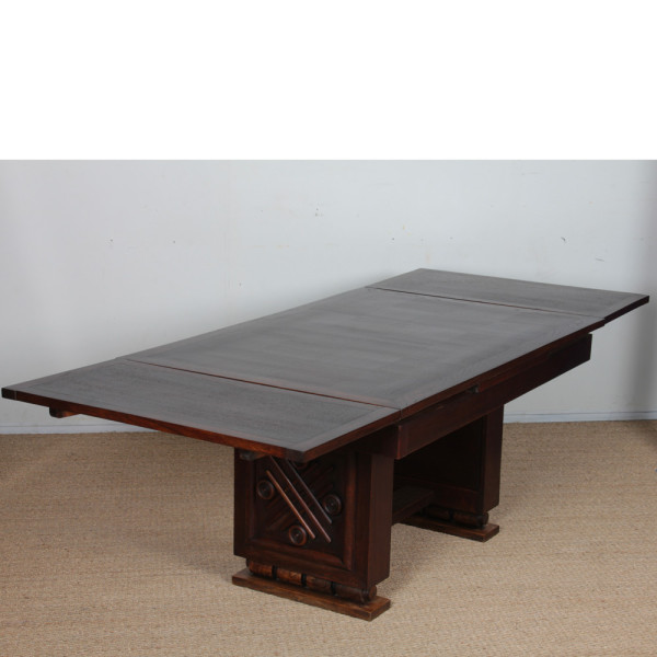 Table de repas dans le goût de Charles Dudouyt, 1940 - 